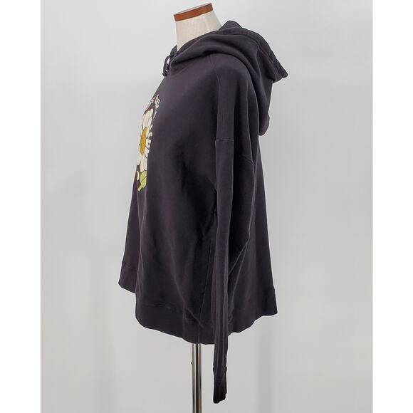 Hanes Good Things Take Time Black Pullover Hoodie Womens 2XL Pre-Owned - Picture 2 of 6